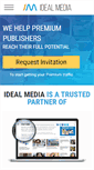 Mobile Screenshot of idealmedia.com